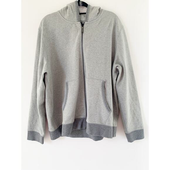 1901 Gray full zip Hooded Sweatshirt NWT 2XL - Picture 2 of 6